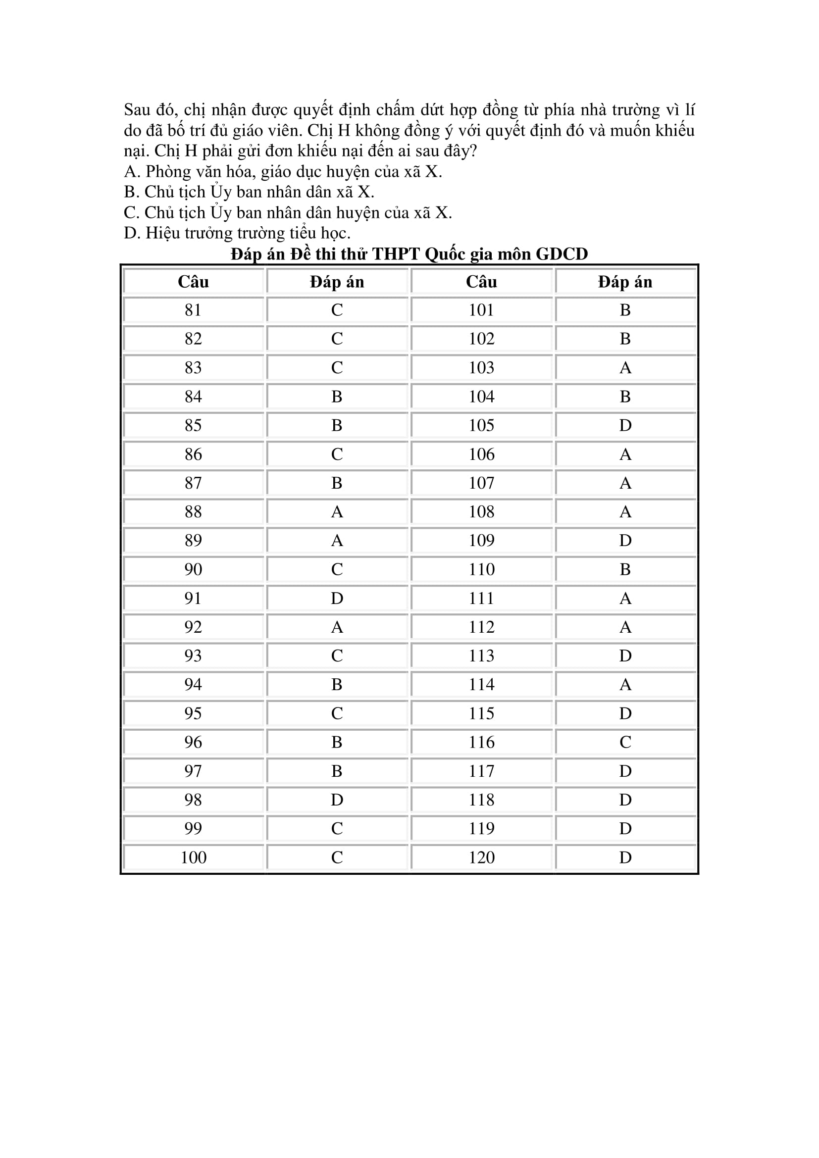 ĐỀ THI THỬ THPTQG-2019 - GDCD -TRƯỜNG NGUYỄN VIẾT XUÂN - VĨNH PHÚC LẦN 3