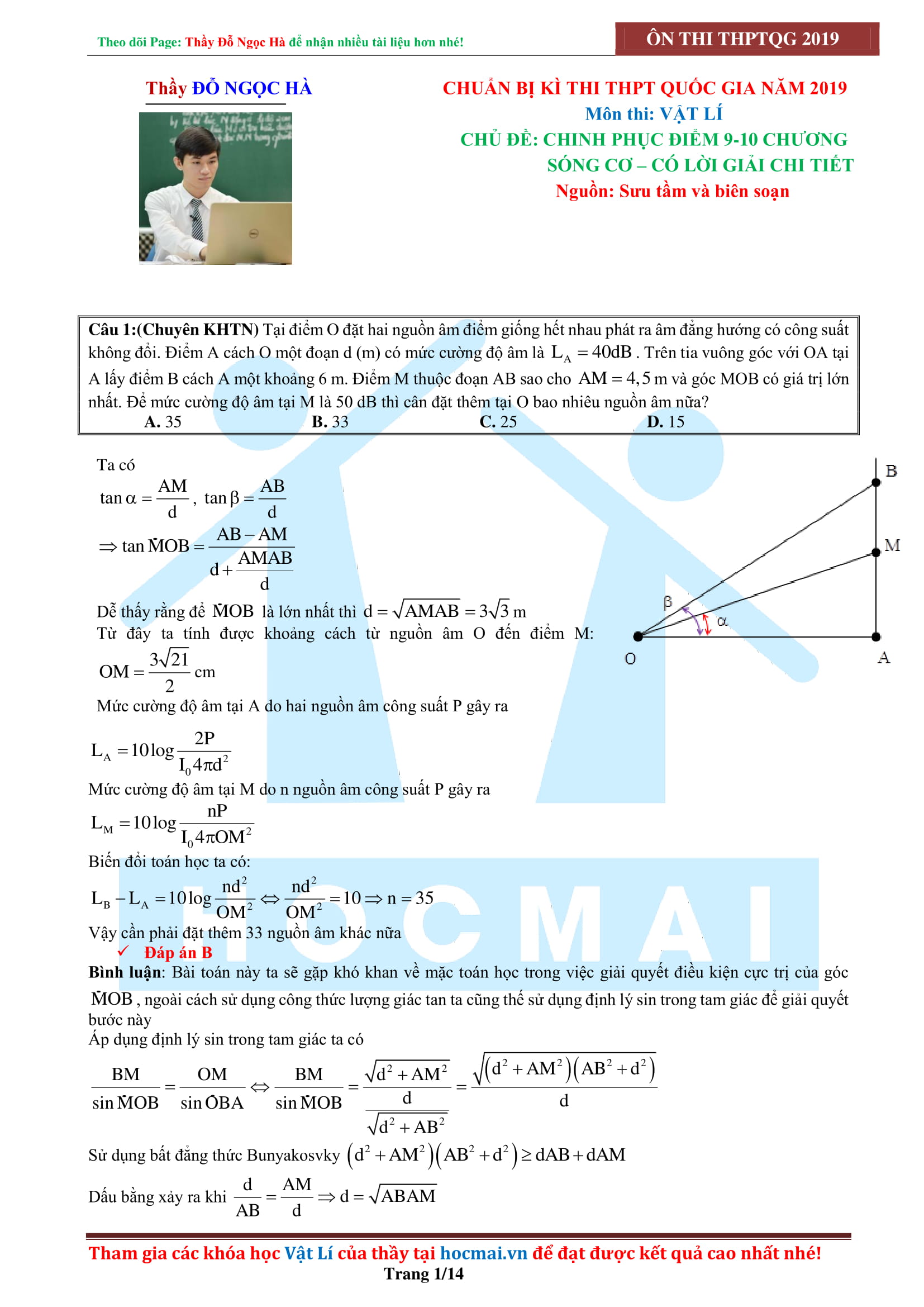 CHINH PHỤC ĐIỂM 8 9 10 CHƯƠNG SÓNG CƠ