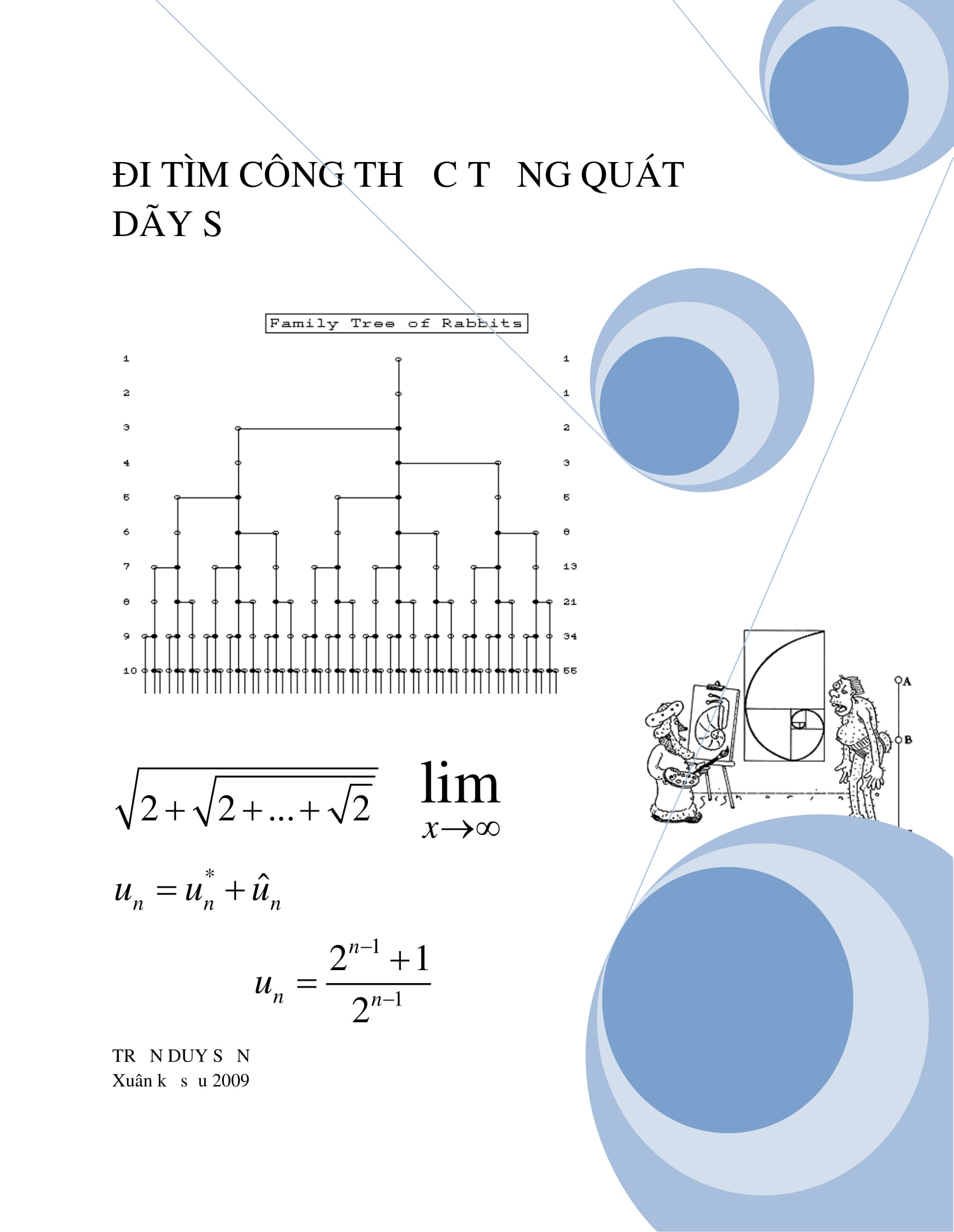 Đi tìm công thức tổng quát của dãy số – Trần Duy Sơn